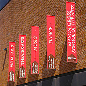 雙面廣告掛旗 出口廣告掛畫