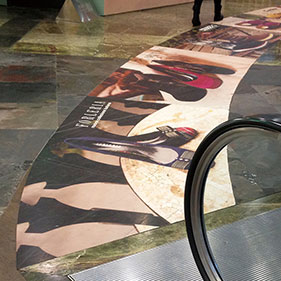 廣告地貼噴繪