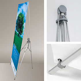 美式可調(diào)X展架