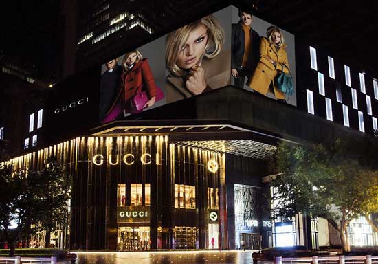 GUCCI進口燈片、UV刀刮布制作成功！