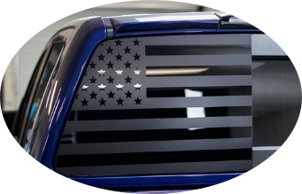 美國國旗刻字貼，汽車貼花批量訂單出貨！?。?！