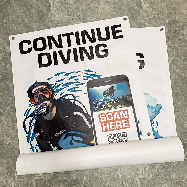 卓越品質，盡顯 510 克出口刀刮布廣告條幅風采